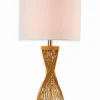 Lampes De Table|Cocktail Scandinave Lampe naturelle bambou ELIP