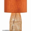 Lampes De Table|Cocktail Scandinave Lampe naturelle rotin LIA