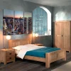 Lits|Cocktail Scandinave Lit chêne 2 places NORWAY