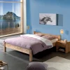 Lits|Cocktail Scandinave Lit pin massif ciré 2 places JESSY