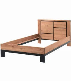 Lits|Cocktail Scandinave Lit pin massif 1 place FOX