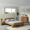 Lits|Cocktail Scandinave Lit pin massif 2 places PETRA