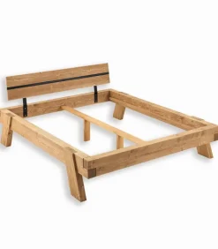 Lits|Cocktail Scandinave Lit pin massif 2 places PETRA