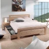 Lits|Cocktail Scandinave Lit pin massif 2 places ZERMAT 140 x 200
