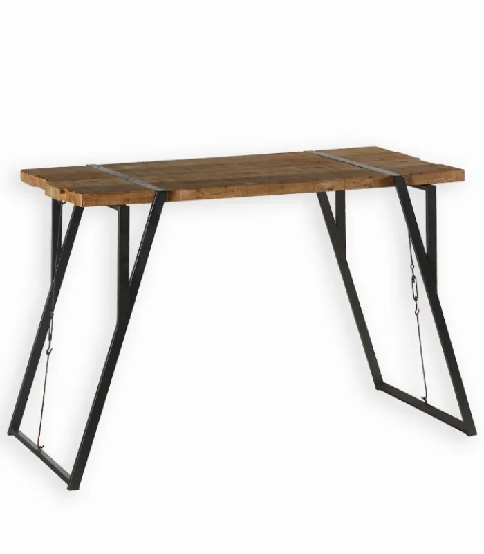Tables|Cocktail Scandinave Mange-debout sapin massif et métal WESTMOUNT