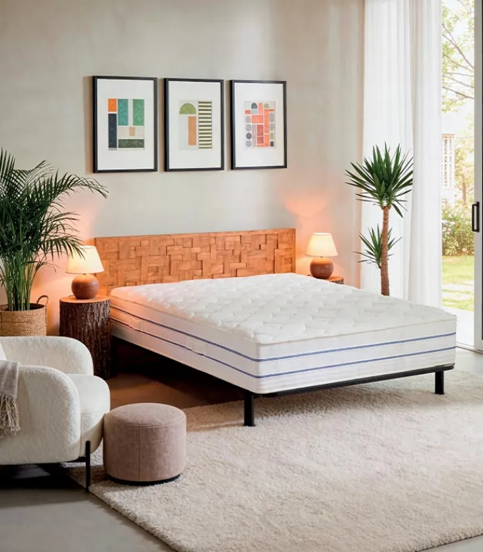 Matelas & Sommiers|Cocktail Scandinave Matelas à ressorts ensachés et mousse viscoélastique COPENHAGEN
