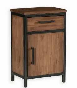 Découvrez Nos Meubles En Teck|Etagères & Colonnes|Cocktail Scandinave Meuble bas teck et métal BROWTON