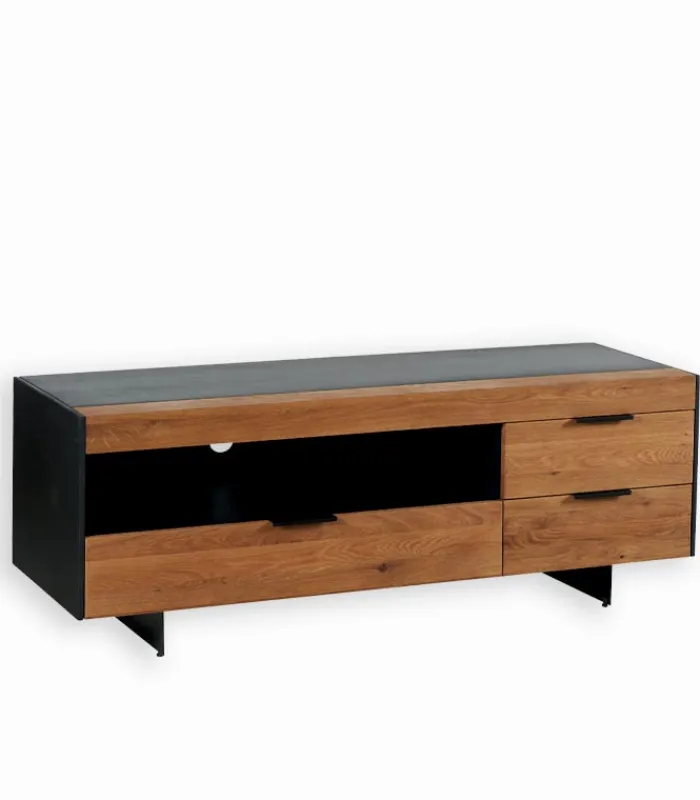 Meubles Tv|Cocktail Scandinave Meuble TV chêne huilé ONTARIO