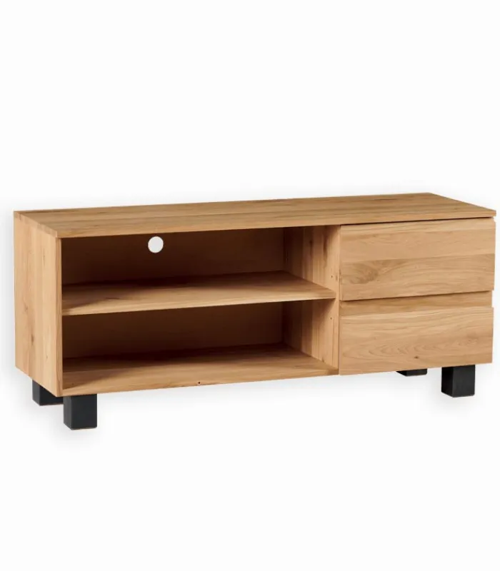 Meubles Tv|Cocktail Scandinave Meuble TV chêne massif L 140 cm HALDEN