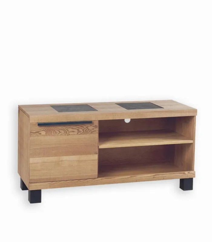 Meubles Tv|Cocktail Scandinave Meuble TV frêne 1 porte PIER