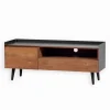 Découvrez Nos Meubles En Teck|Meubles Tv|Cocktail Scandinave Meuble TV teck recyclé 1 porte LANGDON