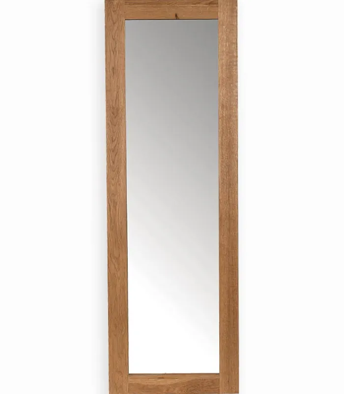 Miroirs|Miroirs & Cloisons|Cocktail Scandinave Miroir long encadrement chêne