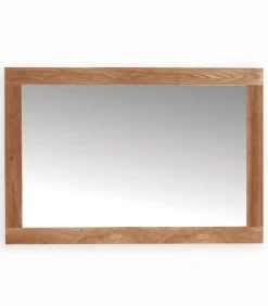 Miroirs|Miroirs & Cloisons|Cocktail Scandinave Miroir rectangulaire en chêne