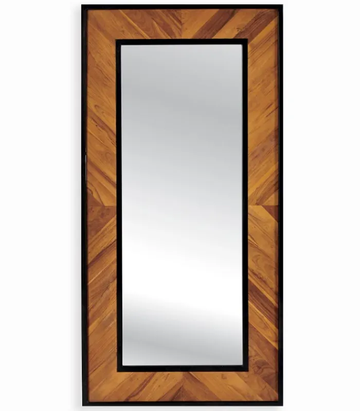 Découvrez Nos Meubles En Teck|Miroirs & Cloisons|Cocktail Scandinave Miroir rectangulaire RAMA