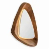 Découvrez Nos Meubles En Teck|Miroirs & Cloisons|Cocktail Scandinave Miroir teck recyclé NOA avec LED