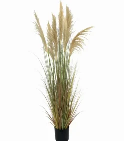 Plantes Artificielles|Cocktail Scandinave Plante artificielle PAMPA naturel en pot