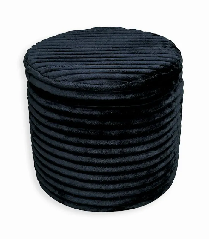 Poufs, Tabourets & Bancs|Poufs, Tabourets & Bancs|Cocktail Scandinave Pouf-coffre en velours côtelé SHAKE