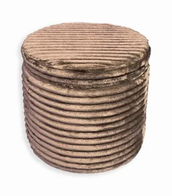 Poufs, Tabourets & Bancs|Poufs, Tabourets & Bancs|Cocktail Scandinave Pouf-coffre en velours côtelé SHAKE