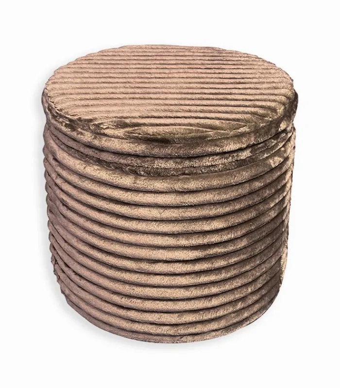Poufs, Tabourets & Bancs|Poufs, Tabourets & Bancs|Cocktail Scandinave Pouf-coffre en velours côtelé SHAKE