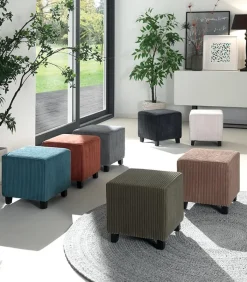 Poufs, Tabourets & Bancs|Poufs, Tabourets & Bancs|Cocktail Scandinave Pouf KUBI
