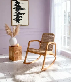 Découvrez Nos Meubles En Teck|Fauteuils|Cocktail Scandinave Rocking chair BAWU