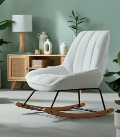 Fauteuils|Cocktail Scandinave Rocking chair LOVETT