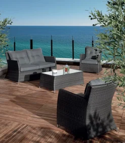 Ensembles De Jardin|Cocktail Scandinave Salon de jardin PALAWAN