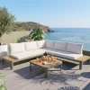 Ensembles De Jardin|Cocktail Scandinave Salon de jardin SILIMAN