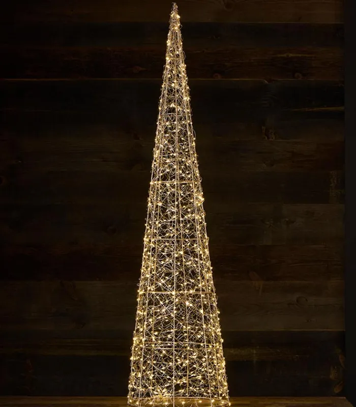 Décorations Led|Cocktail Scandinave Sapin conique lumineux MATALA