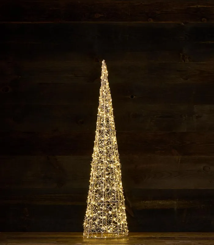 Décorations Led|Cocktail Scandinave Sapin conique lumineux MATALA