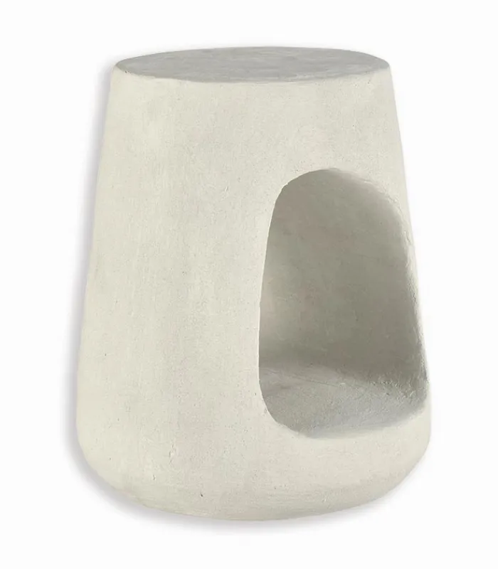 Consoles & Sellettes|Cocktail Scandinave Sellette SANTORIN blanche