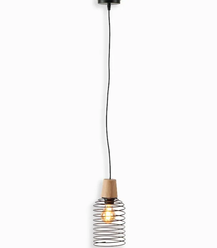 Suspensions|Cocktail Scandinave Suspension abat-jour filaire spirale