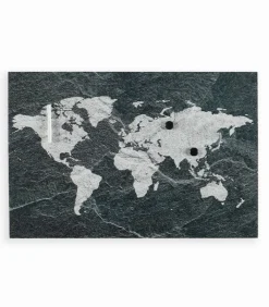 Enfants|Cocktail Scandinave Tableau mémo magnétique map WORLDWIDE