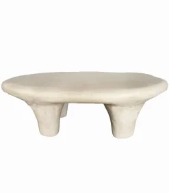 Tables Basses|Cocktail Scandinave Table basse blanche SANTORIN