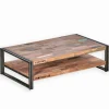 Tables Basses|Cocktail Scandinave Table basse bois de bateau L 120 cm SAMBA
