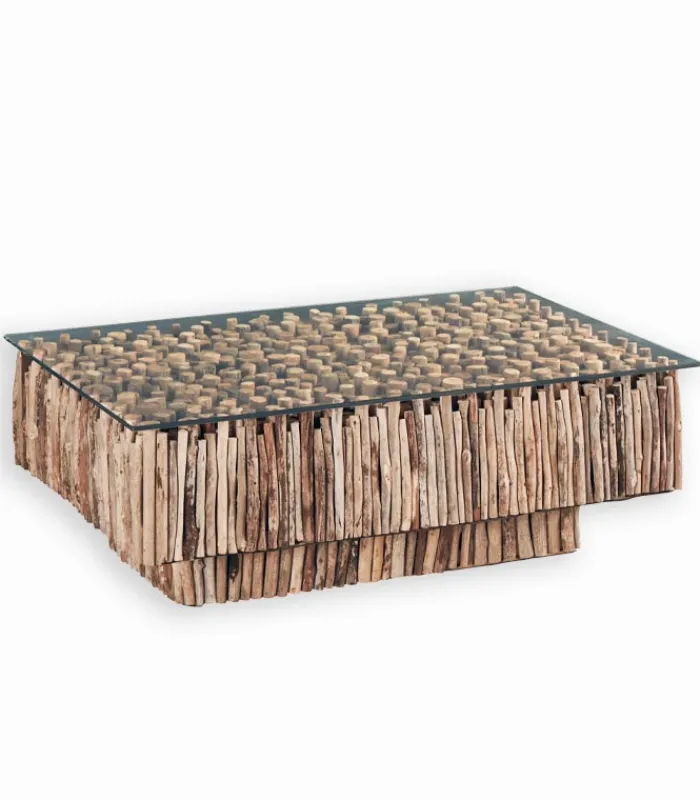 Tables Basses|Cocktail Scandinave Table basse bois flotté WOODREAM