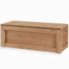 Tables Basses|Cocktail Scandinave Table basse pin massif ciré coffre MOVING