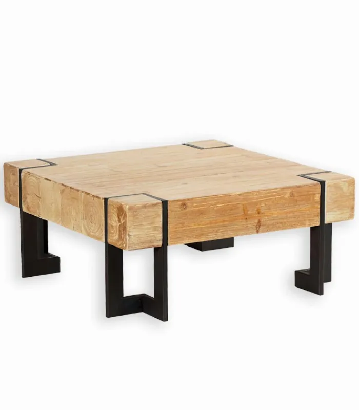 Tables Basses|Cocktail Scandinave Table basse sapin massif L 90 cm FABRIK