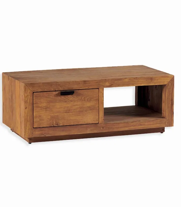 Découvrez Nos Meubles En Teck|Tables Basses|Cocktail Scandinave Table basse teck massif OLAND