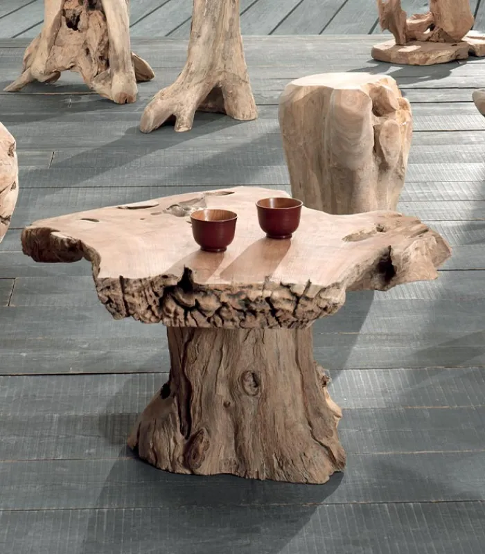 Découvrez Nos Meubles En Teck|Tables Basses|Cocktail Scandinave Table basse teck massif ROOTS