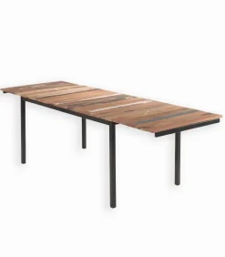 Tables|Cocktail Scandinave Table bois de bateau VINTAGE édition avec allonge