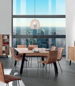 Tables|Cocktail Scandinave Table carrée frêne massif OREGON