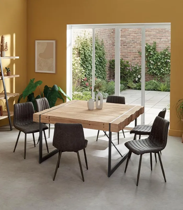 Tables|Cocktail Scandinave Table carrée sapin massif FABRIK