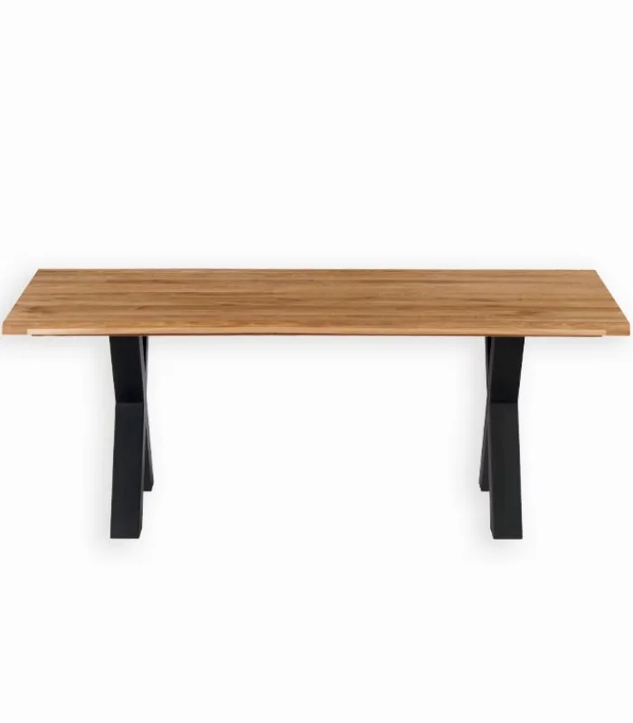 Tables|Cocktail Scandinave Table chêne massif et pieds métal HALDEN