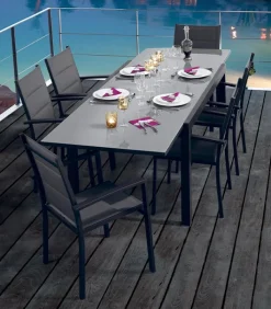 Tables De Jardin|Cocktail Scandinave Table de jardin extensible BORA