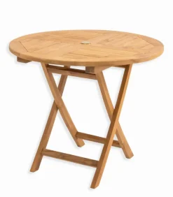 Découvrez Nos Meubles En Teck|Tables De Jardin|Cocktail Scandinave Table de jardin ronde RANGI