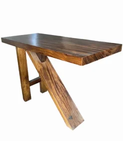 Tables|Cocktail Scandinave Table haute bois de suar LANGON