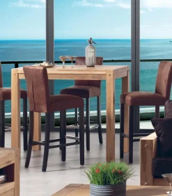 Tables|Cocktail Scandinave Table haute chêne huilé NORWAY