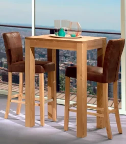 Tables|Cocktail Scandinave Table haute pin massif MOVING