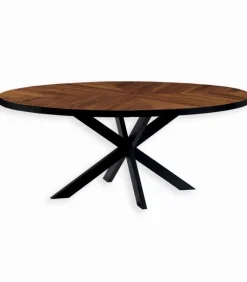 Découvrez Nos Meubles En Teck|Tables|Cocktail Scandinave Table ovale teck RAMA